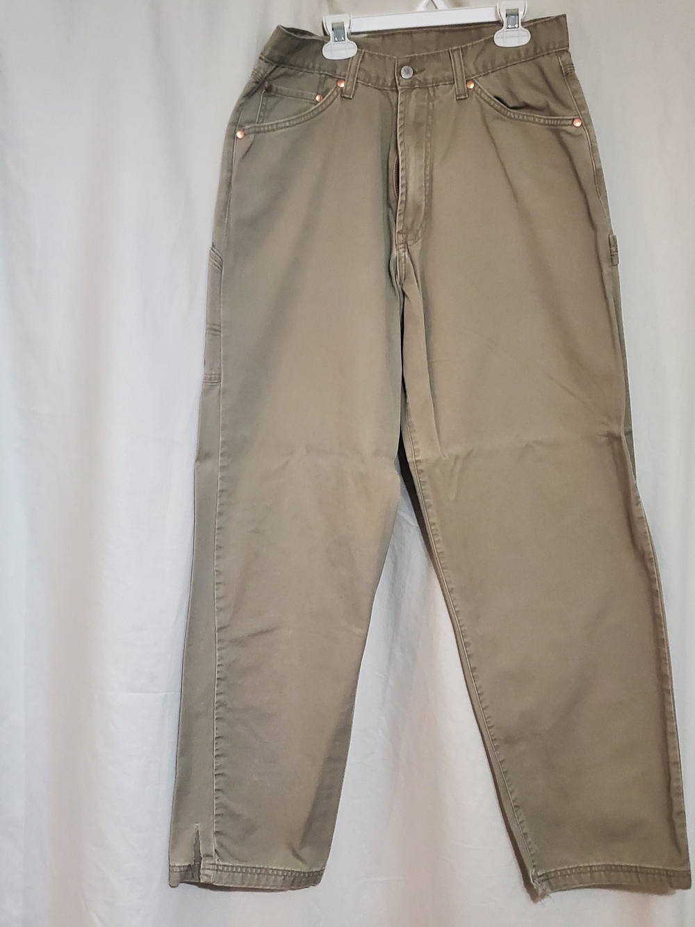 Lucky Brand Men's Relaxed Carpenter Dungarees - Tan